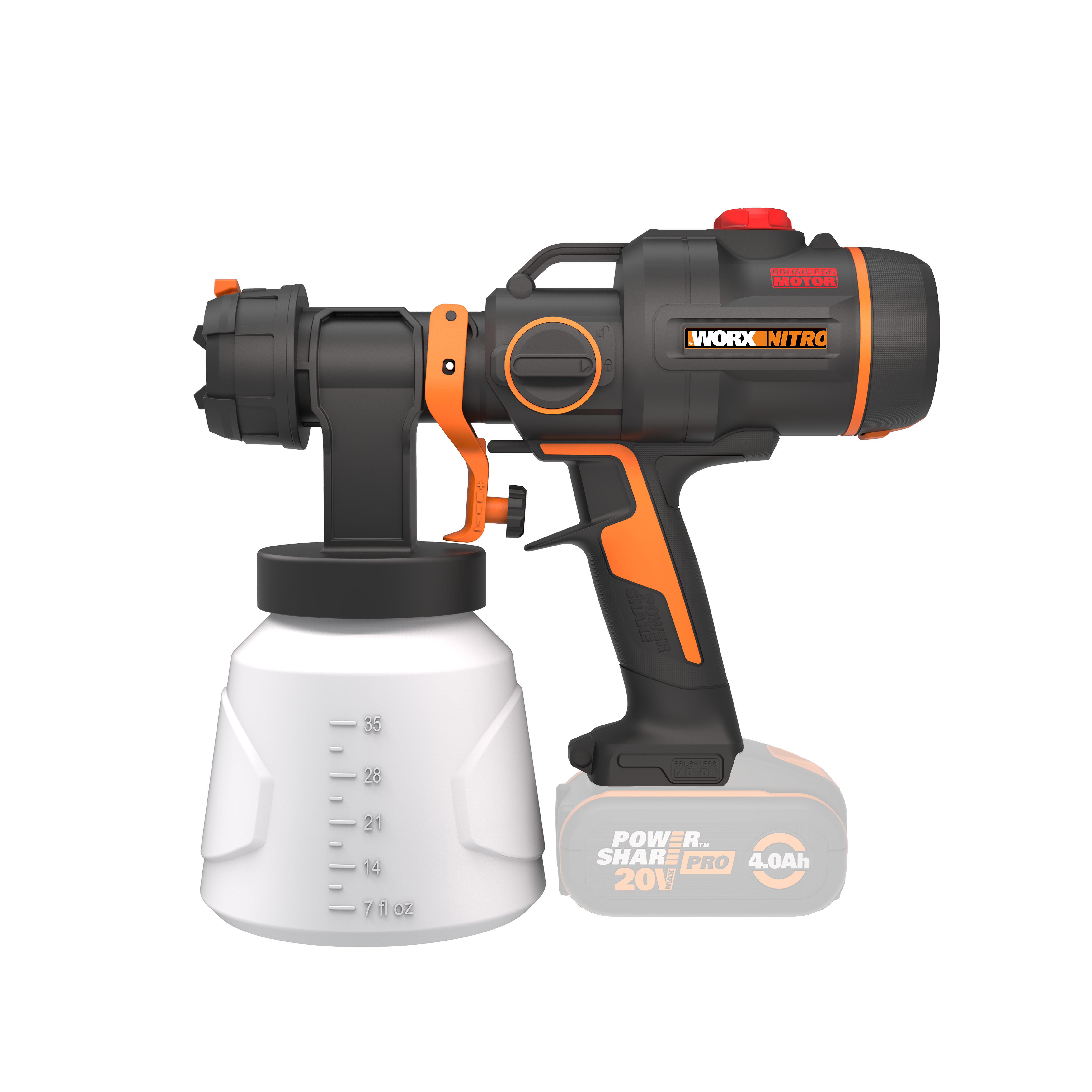 Cordless Brushless Painter Spayer Tool Only WORX WX020.9